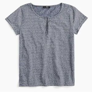 J. Crew Split Neck Tee